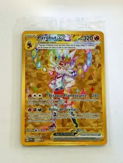 CARTE POKEMON BLACK STAR PYROBUT EX PROMO SVP 163 FR NEUVE NM SCELLEE - Image 1