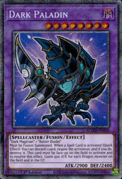 Yugioh BLMM-EN008 Dark Paladin : Starlight Rare 1st Edition - Image 1