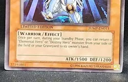 Yugioh Elemental Hero Ocean JUMP-EN013 Ultra Rare Limited Edition LP VNICE - Image 2