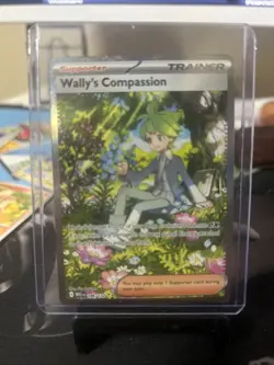 Wally's Compassion 186/132 Me01: Mega Evolution Near Mint Pokemon Card - Image 1