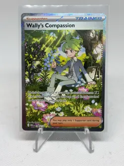 Pokemon TCG Wally's Compassion 186/132 Me01: Mega Evolution Holo NM/M - Image 1