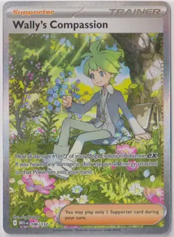 Pokemon - Wally's Compassion 186/132 Me01: Mega Evolution Holo - Image 1