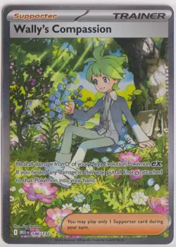 Pokemon - Wally's Compassion 186/132 Me01: Mega Evolution Holo - Image 1