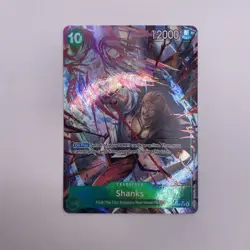 One Piece Carrying On His Will TCG Shanks ALTERNATE ALT ART Super Rare OP13-028 - Image 1