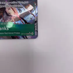 One Piece Carrying On His Will TCG Shanks ALTERNATE ALT ART Super Rare OP13-028 - Image 3