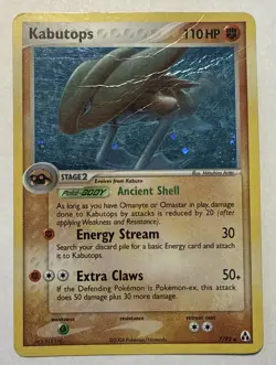 Kabutops 7/92 EX Legend Maker Holo Rare Pokemon TCG 2006 7/92 Heavy Play - Image 1
