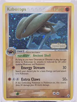 Pokemon TCG Kabutops EX Legend Maker 7/92 Holo Stamped LP/NM - Image 2