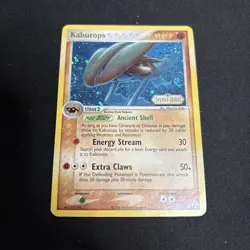 KABUTOPS 7/92 Reverse Holo Stamped 2006 Pokemon TCG Legend Makers w/ SWIRLS 💫💫 - Image 1