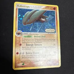 KABUTOPS 7/92 Reverse Holo Stamped 2006 Pokemon TCG Legend Makers w/ SWIRLS 💫💫 - Image 2