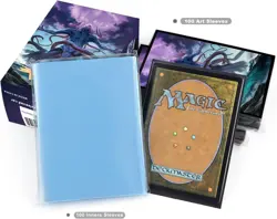 100 MTG Card Sleeves with 100 Inner Sleeve, Textured Back Art Eldrazi - Image 5