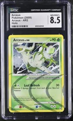 CGC 8.5 Arceus 2009 Arceus AR2 Holo Pokemon Card - Image 1