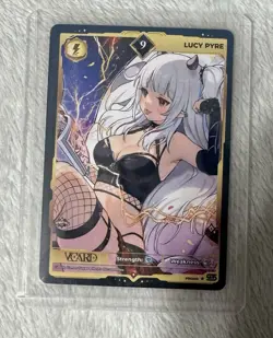 VCard TCG | Lucy Pyre Promo Card | 9 Non-holo | Gamer Supps | VTuber - Image 1