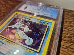 Pokemon Neo Genesis 1st Edition - Kingdra 8/111 Holo Rare CGC 9 - DOUBLE SWIRL - Image 3