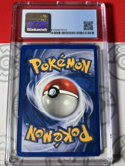 CGC 8 2000 Pokemon Kingdra 8/111 Neo Genesis - 1st Edition Holo Smear - Image 3