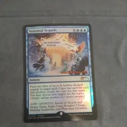 1x Seasonal Sequels - FOIL PROMO Holiday 2023 WPN MTG Unique & Misc. Promos NM M - Image 1