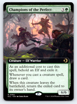 Champion of the Perfect Extended Art - Lorwyn Eclipsed MTG - Image 1
