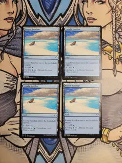 4x Lonely Sandbar - NM/M Commander 2020 C20 MTG Magic the Gathering - Image 1