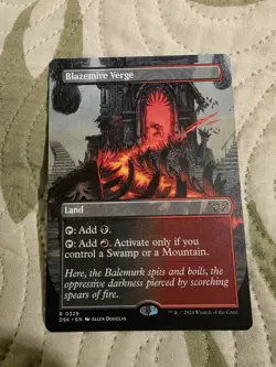 Blazemire Verge (Borderless) R Duskmourn: House of Horror 329 NM - Image 1