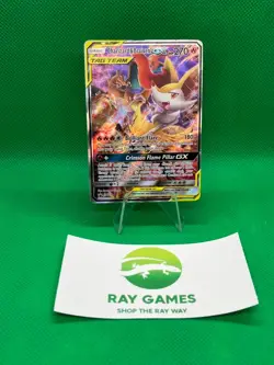 Pokemon TCG Charizard & Braixen GX SM230 Black Star Promo Holo Full Art DMG - Image 1