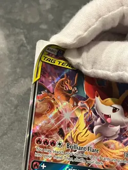 Pokemon TCG Charizard & Braixen GX SM230 Black Star Promo Holo Full Art DMG - Image 5