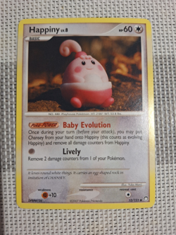 Happiny Mysterious Treasures Pokemon TCG 52/123 Diamond & Pearl Uncommon NM - Image 1