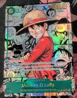 Monkey.D.Luffy (Super Alternate Art) (Manga) OP13-118 Carrying On His Will - Image 1