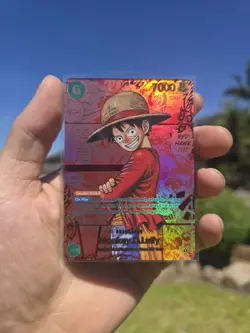 Monkey.D.Luffy (Red Super Alternate Art Manga) OP13-118 Carrying On His Will - Image 1
