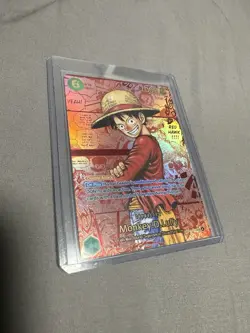 Monkey.D.Luffy (Red Super Alternate Art Manga) OP13-118 Carrying On His Will - Image 1