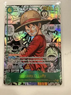 Monkey.D.Luffy (118) (Super Alternate Art) (Manga) OP13-118 Carrying On His Will - Image 1