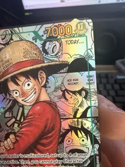 Monkey.D.Luffy (Super Alternate Art) OP13-118 Carrying On His Will Foil Manga! - Image 5