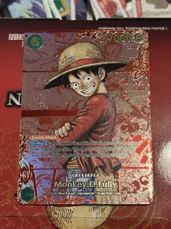 Monkey.D.Luffy (Red Super Alternate Art Manga) OP13-118 Carrying On His Will - Image 1