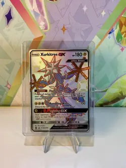 Pokemon Xurkitree GX TCG Full Art Holo Card SV58/SV94 NM/M Condition - Image 1