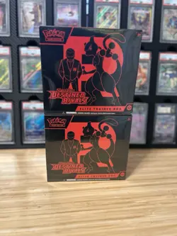 Pokemon Scarlet & Violet: Destined Rivals Elite Trainer Box ETB Lot of 2 Sealed - Image 1