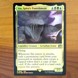 Sin, Spira's Punishment - Prerelease Foil Promo - Final Fantasy X MTG FF10 - Image 1