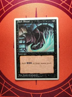 Dark Ritual (LP/Played) MTG Discount: 5+ Magic Singles - Image 1