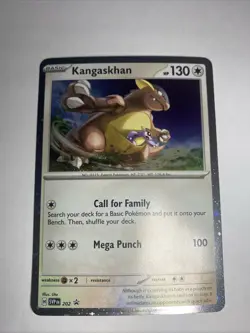 Pokemon TCG Destined Rivals - Kangaskhan Black Star Promo 202 - Image 1