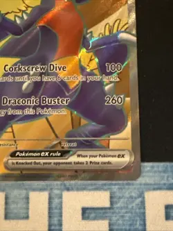 Pokemon TCG Cynthia's Garchomp EX #204 Destined Rivals Full Art SVP Promo - Image 3