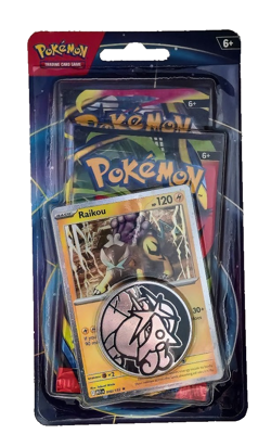 NEW Pokemon Mega Evolution & Phantasmal Flames 2-Pack Blister Sealed - Raikou - Image 1