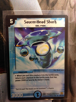 Duel Masters "Saucer-Head Shark " 38/110 X1 - Image 1