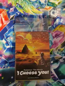 Pokemon The Movie I Choose You M20 Promo Pack Ash's Pikachu SEALED 2017 - Image 1