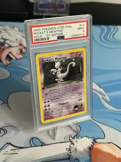 Pokemon TCG Rockets Mewtwo Gym Challenge Holo Card 14/132 PSA - Image 5