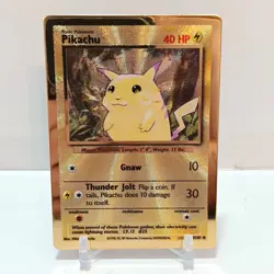 Pokemon Pikachu (Celebrations Metal Card) 58/102 MP Misc Cards & Products - Image 1
