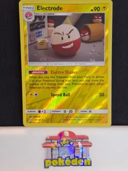 Electrode 39/181 SM Team Up Asako Ito REVERSE HOLO RARE Pokemon Card NM/LP - Image 1