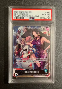 One Piece JP boa speciale + EN Boa Hancock PSA Exclusive Promo PSA 10 Gem Mint - Image 1