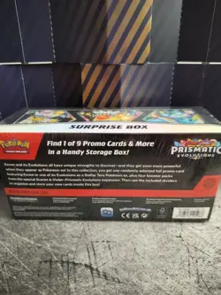 Pokemon TCG Scarlet & Violet Prismatic Evolutions Surprise Box Sealed - Image 2