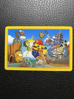 2016 Mario Pikachu Poker Card Pokemon Center - Queen of Hearts - Image 3