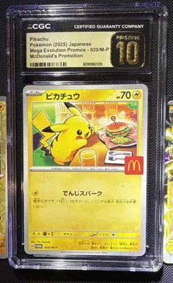 Mega Pikachu- A Story Told By 7 Cards About Eating Too Much Fast Food (SEE DESC) - Image 3