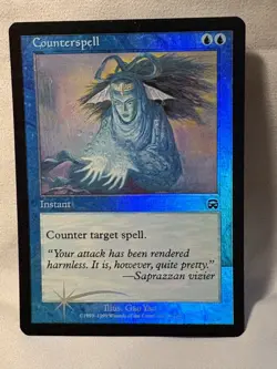 MTG Counterspell Mercadian Masques #69 Foil 1999 excellent - Image 1