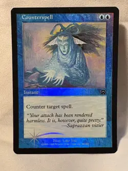 MTG Counterspell Mercadian Masques #69 Foil 1999 excellent - Image 2