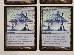 Magic The Gathering - Seat of the Synod x4 (Common) Mirrodin set 2003 *Vintage* - Image 2